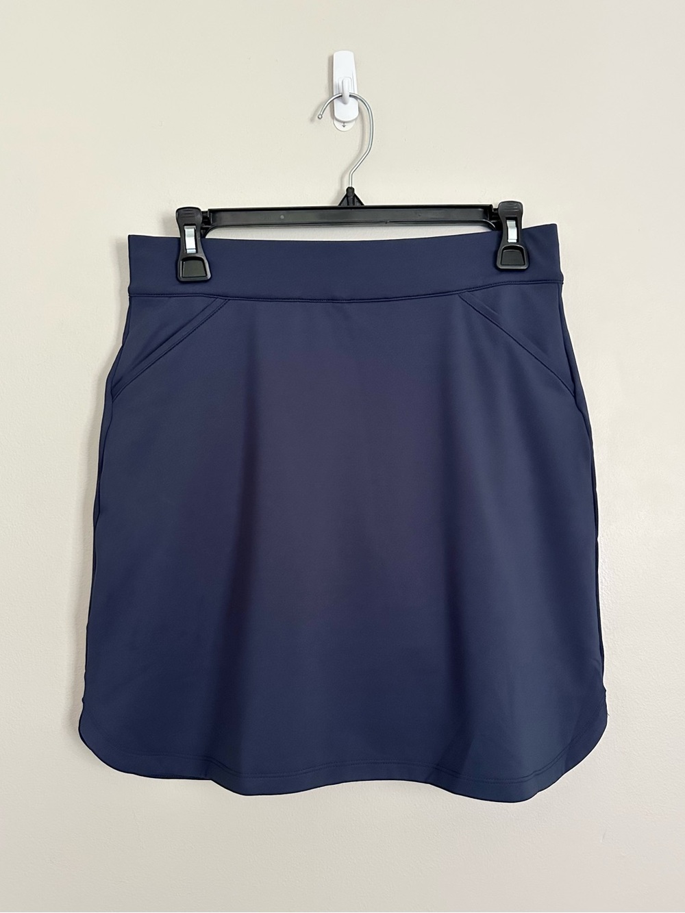 Peter Millar Alice Navy Performance Golf Skort Skirt Petal Hem Small UPF 50+ NWT